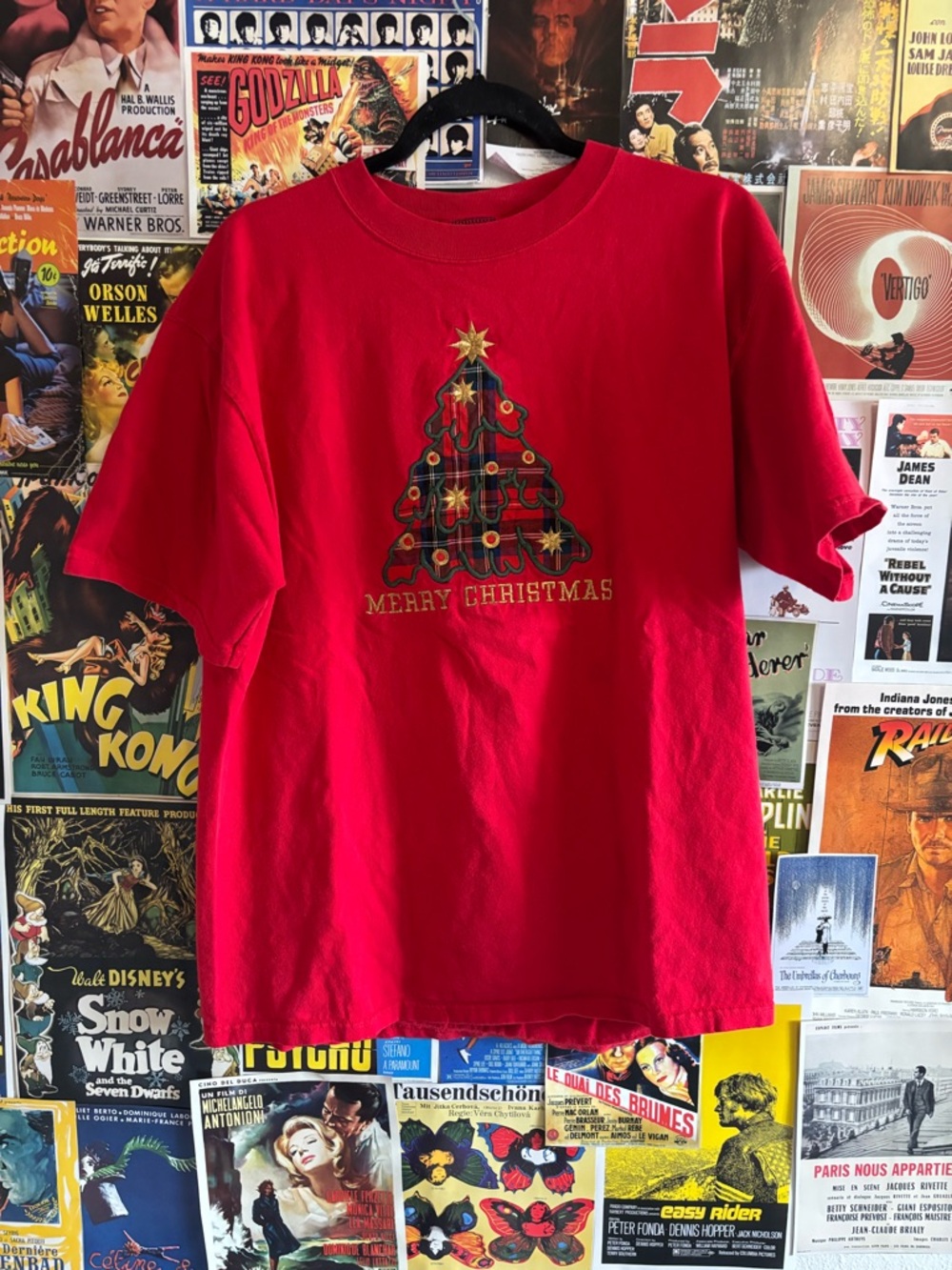 Red 'Merry Christmas' Short Sleeve Tee